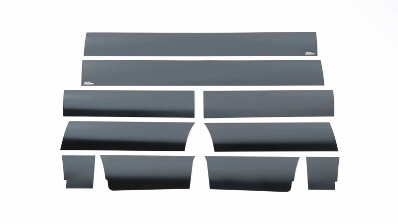 Putco 09-14 Ford F-150 Super Cab 6.5 (w/o Factory Fender Flares) Blk Platinum Rocker Panels - 10pcs