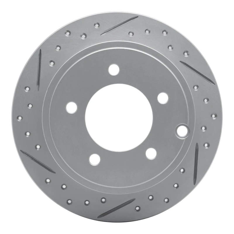DFC 07-17 Chrysler Sebring Rear Left Drilled & Slotted Geoperformance Rotor