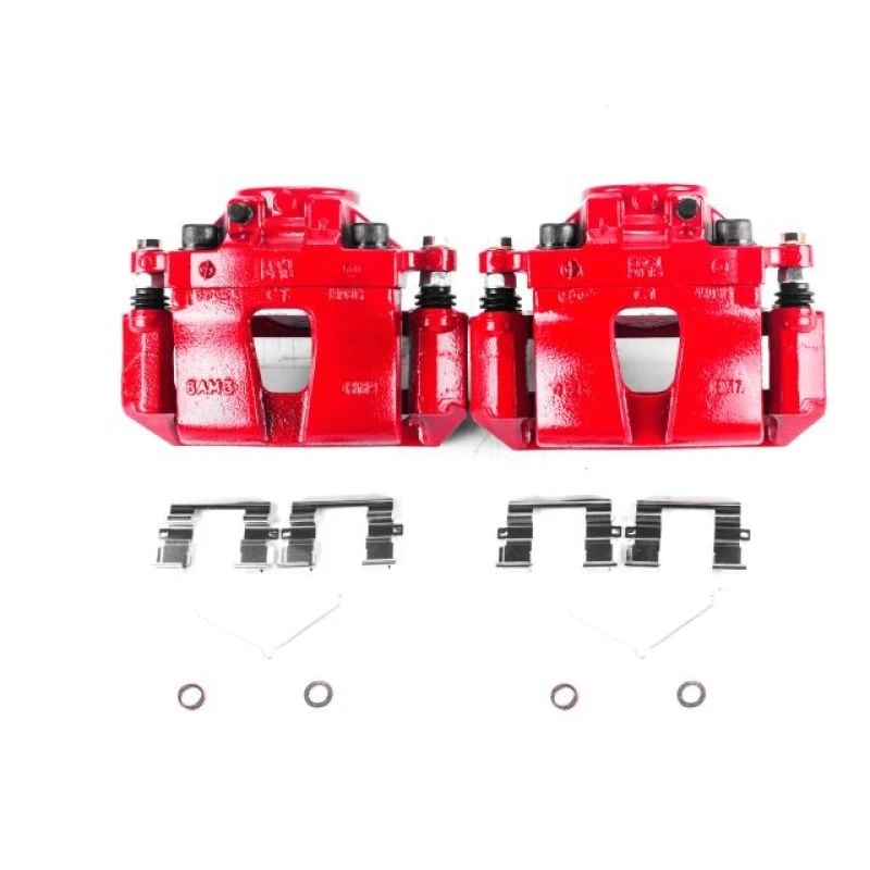 powerstop_S7324-679454dd119c1 Power Stop 15-18 Hyundai Sonata Front Red Calipers w/Brackets - Pair