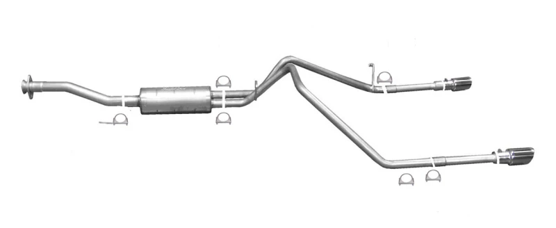 Gibson 15-22 Chevrolet Colorado LT 2,5L 2,25-Zoll-Kat-Back-Dual-Split-Auspuff - Edelstahl
