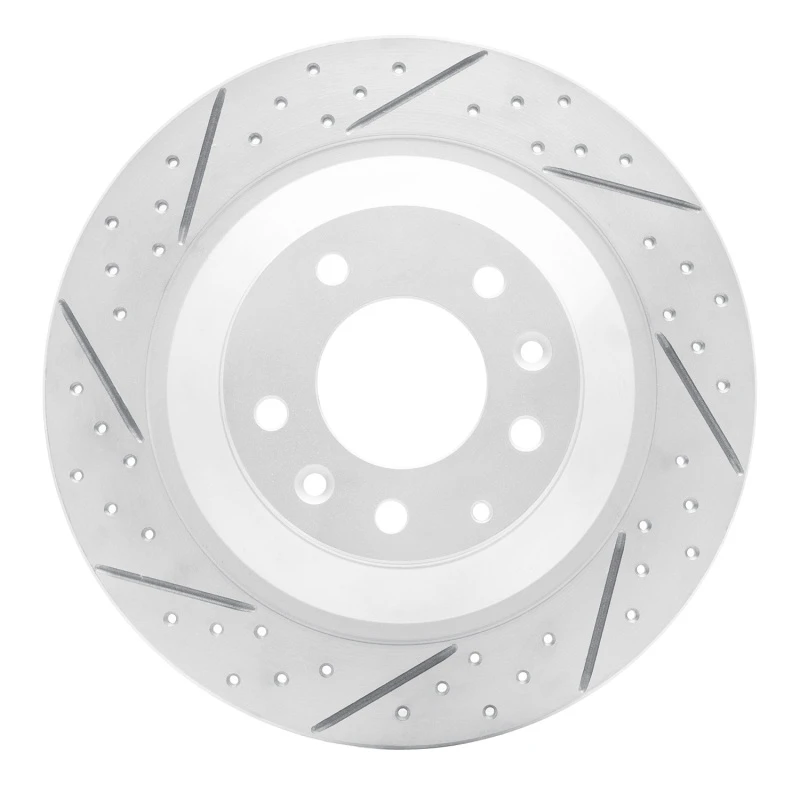 DFC 06-07 Mazda 6 Rear Left Drilled & Slotted Geoperformance Rotor