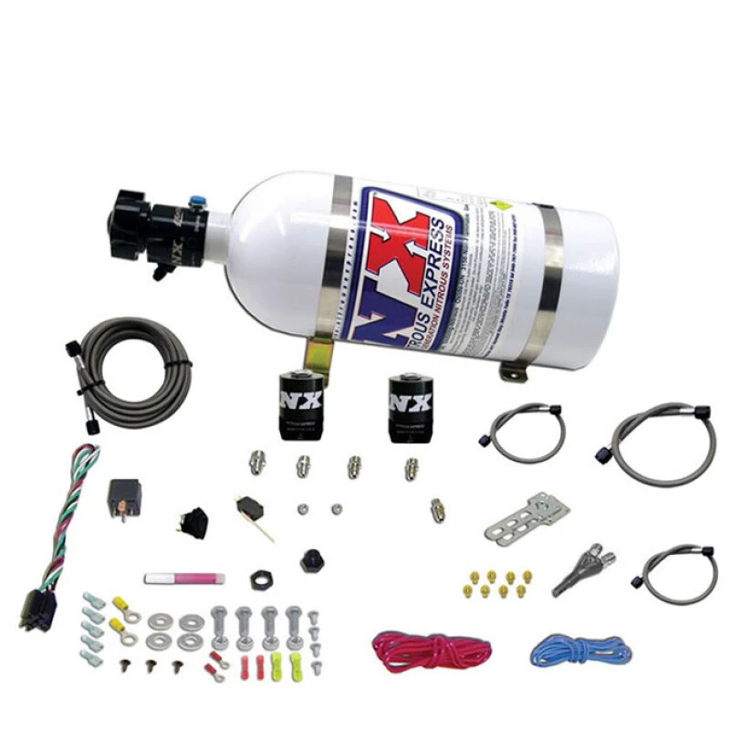 Nitrous Express Alle Ford EFI Einzel-Düse Nitrous Kit (35-150PS) ohne Flasche