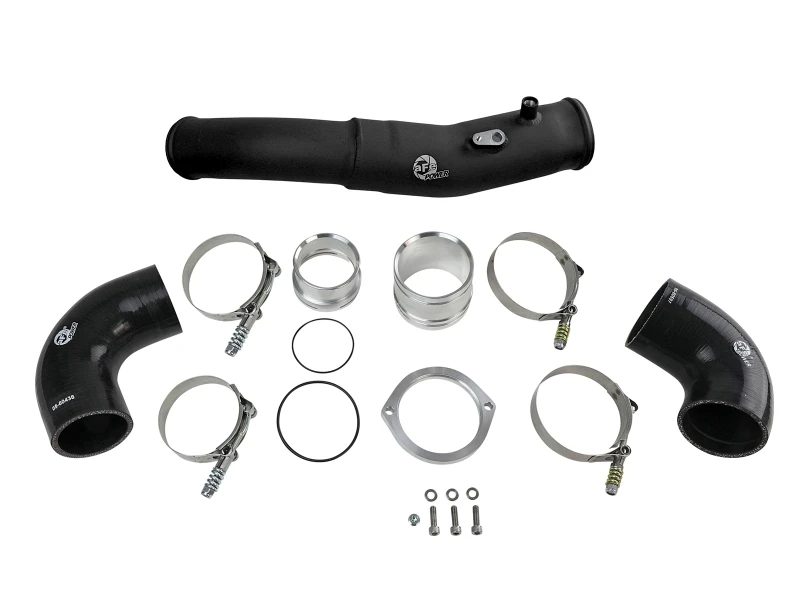 aFe 2020 Toyota Supra 3.0L 3 Zoll schwarzes Intercooler-Rohr - Heiß