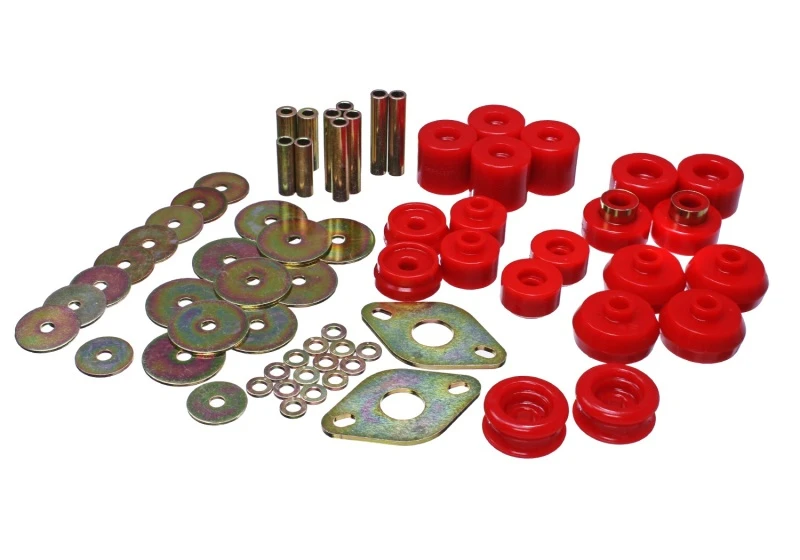 Energy Suspension 96-99 Toyota 4Runner 2WD/4WD Rote Karosserie-Lager-Bushing-Set