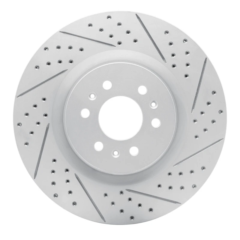 DFC 04-11 Cadillac Cts Front Right Drilled & Slotted Geoperformance Rotor