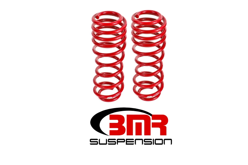 BMR 05-14 S197 Mustang GT/GT500 Heck-Handling-Version Tieferlegungsfedern - Rot