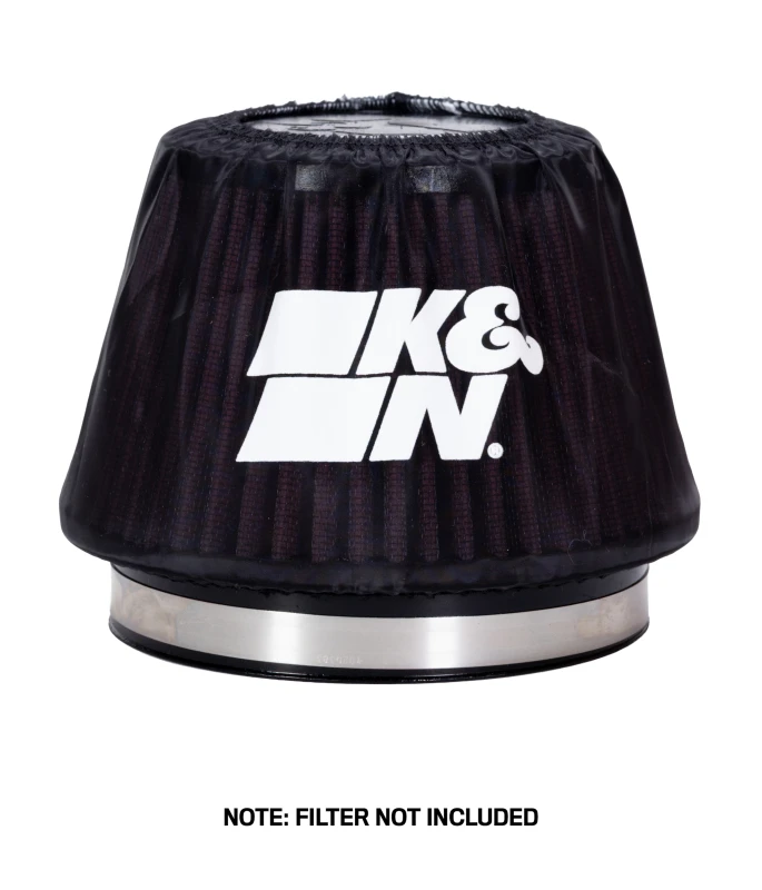 K&N Black Drycharger 6.25in Base ID / 4.375in Top ID / 4.125in Height Air Filter Wrap
