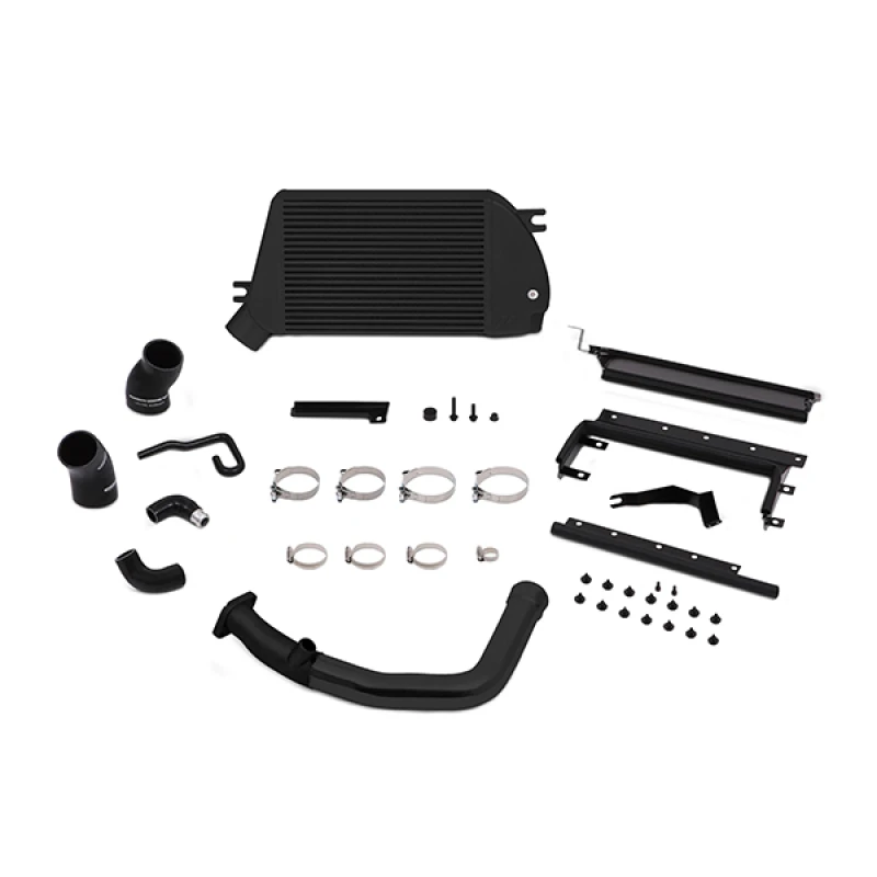 Mishimoto Top-Mount Intercooler Kit - Schwarz Pulverbeschichtet & Schwarz Rohre für 2015 Subaru WRX