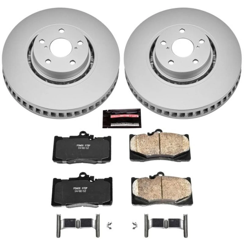 powerstop_CRK4634-679458fbf25a6 Power Stop 07-11 Lexus GS350 Front Z17 Evolution Geomet Coated Brake Kit
