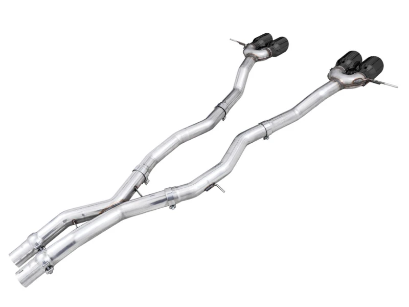 AWE Track Edition Catback Auspuff für BMW G8X M3/M4 - Diamant-Schwarz Spitzen