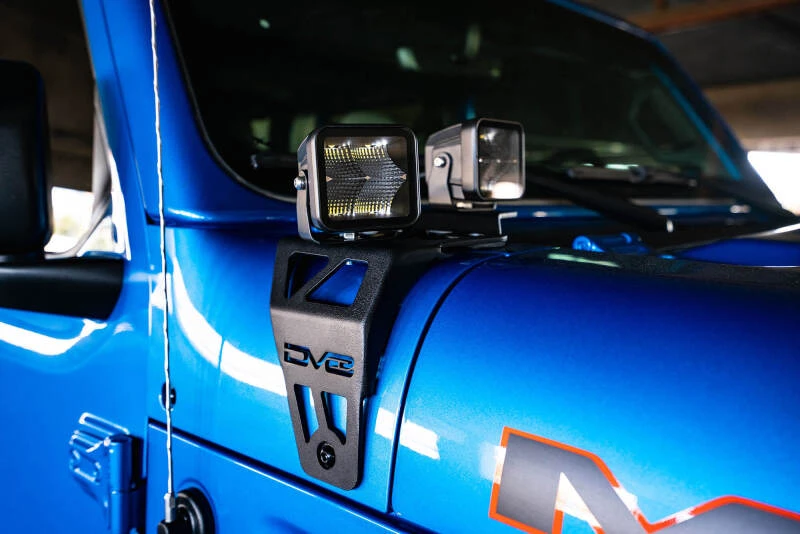 DV8 Offroad Dual Pod Light Mounts für Jeep JL 392 & Jeep JT Mojave Edition