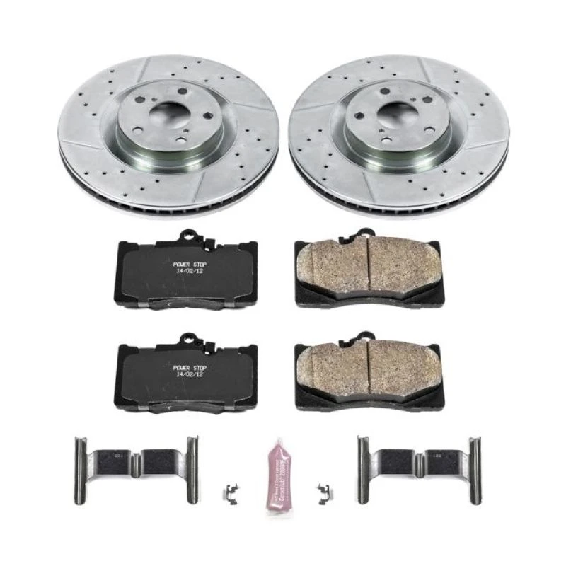 powerstop_K6353-6794553d6efaa Power Stop 16-17 Lexus GS200t Front Z23 Evolution Sport Brake Kit