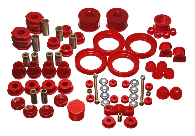 Energy Suspension 96-00 Honda Civic/CRX Rotes Hyper-Flex-Master-Bushing-Set