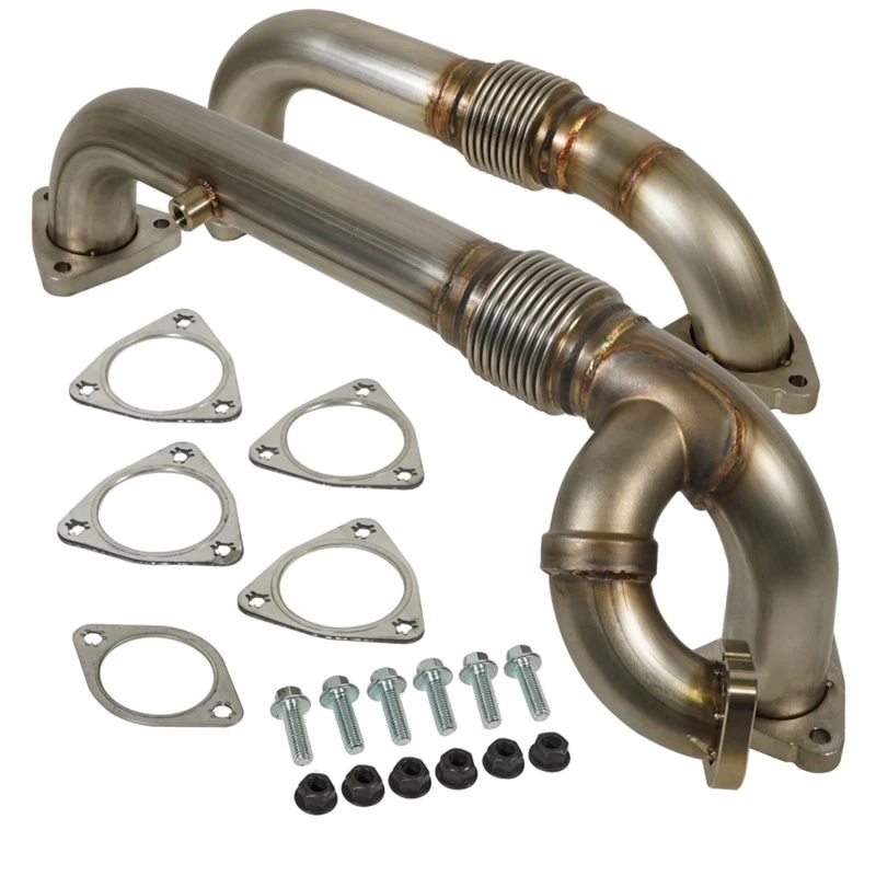 BD Diesel UpPipe Kit mit EGR Connector für 2008–2010 Ford F-250/F-350/F-450/F-550 6.4L