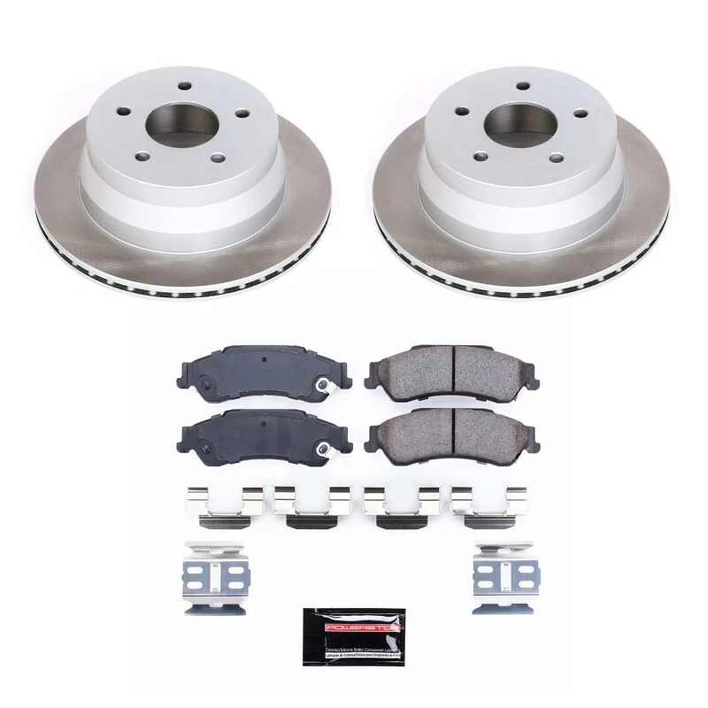 Power Stop 97-01 Oldsmobile Bravada Rear Semi-Coated Rotor Kit