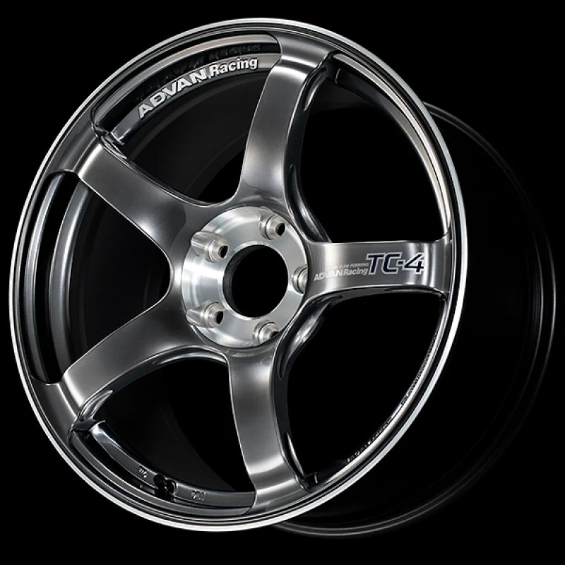 Advan TC-4 SE 17x7.5 / +35 Offset / 4x98 / 58mm Bore / Racing Hyper Black and Diamond Cut