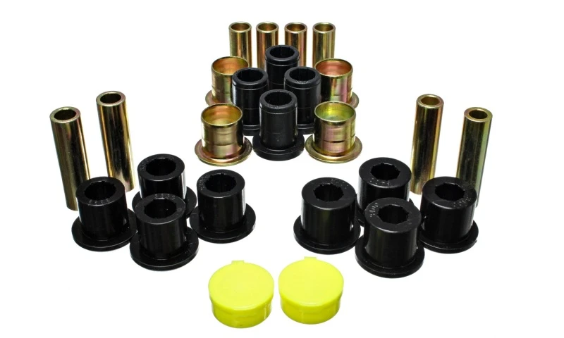 energy-suspension_5.3139G-67932ee74fc1d Energy Suspension 87-04 Dodge Dakota / 98-03 Durango 4WD Schwarzes Vorderrad-Lager-Gelenk-Set