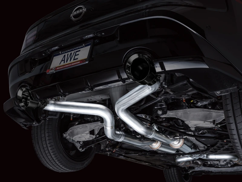 AWE 2023 Nissan Z RZ34 RWD Track Edition Catback Auspuffsystem mit Diamant-Schwarz-Tips