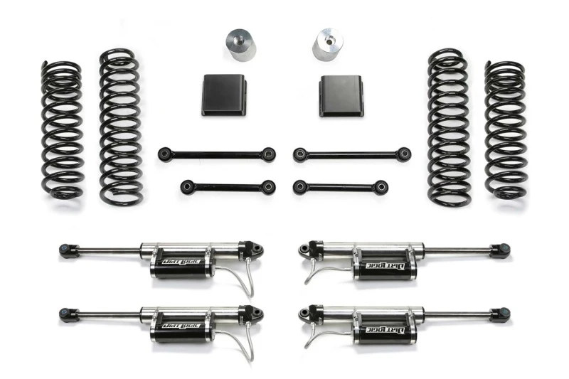 Fabtech 20-21 Jeep JT 4WD Gas 3 Zoll Sport II System mit DL Resi