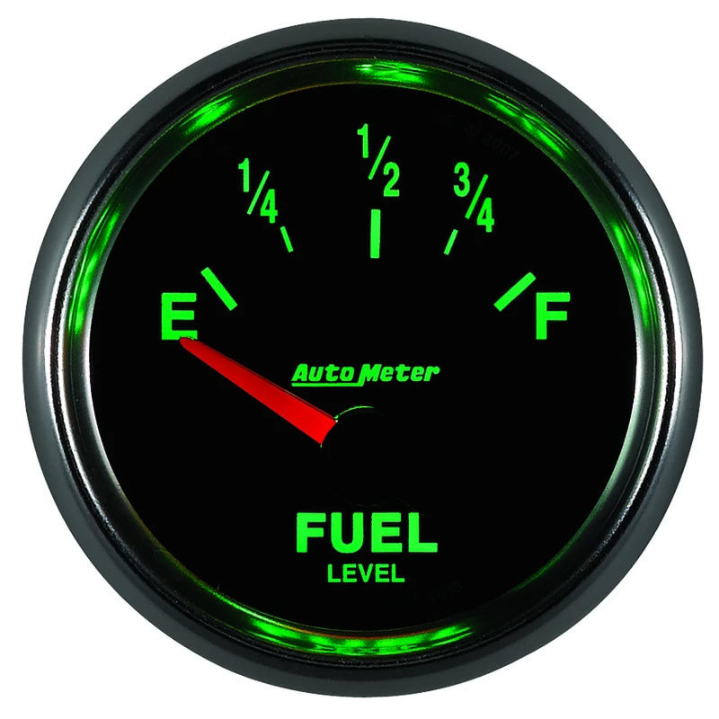Autometer GS 52mm 0-90 ohms Short Sweep Electronic Fuel Level GM Gauge