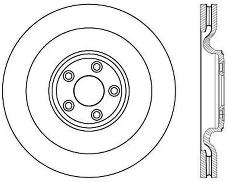 StopTech Drilled Sport Brake Rotor