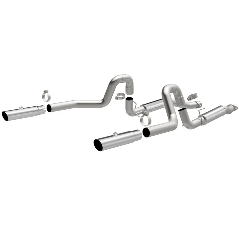 MagnaFlow 99-04 Mustang Mach 1 V8 4.6L Edelstahl-Doppelausgang-Cat-Back-Performance-Abgasanlage