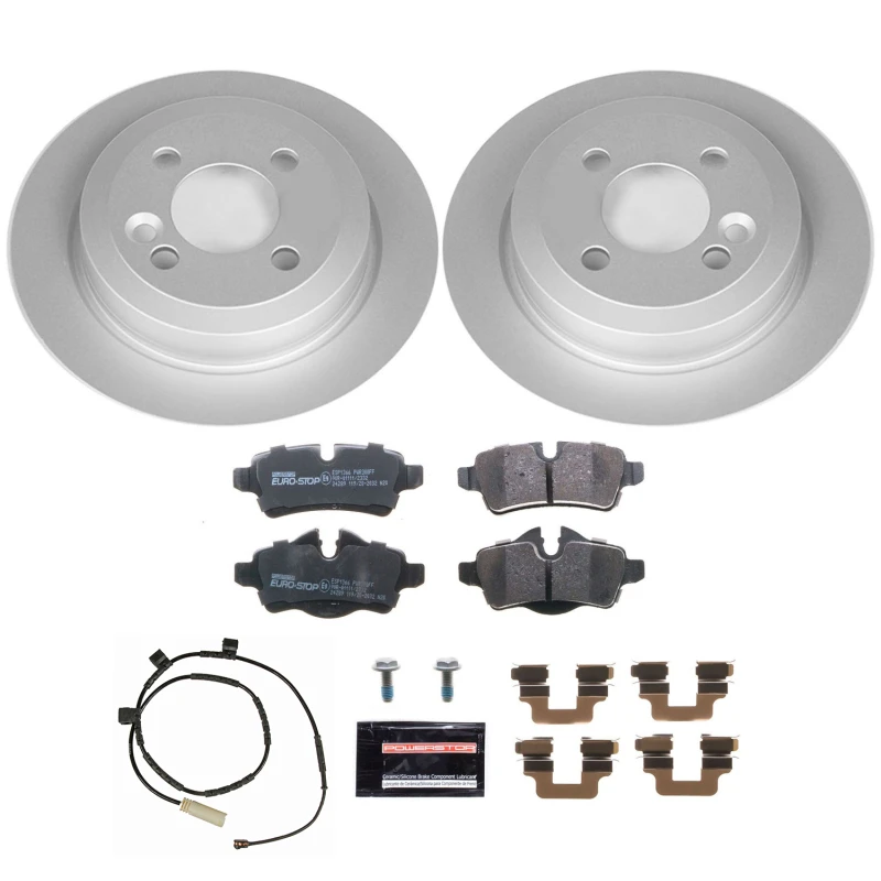 Power Stop 11-16 Mini Cooper Rear Euro-Stop Brake Kit