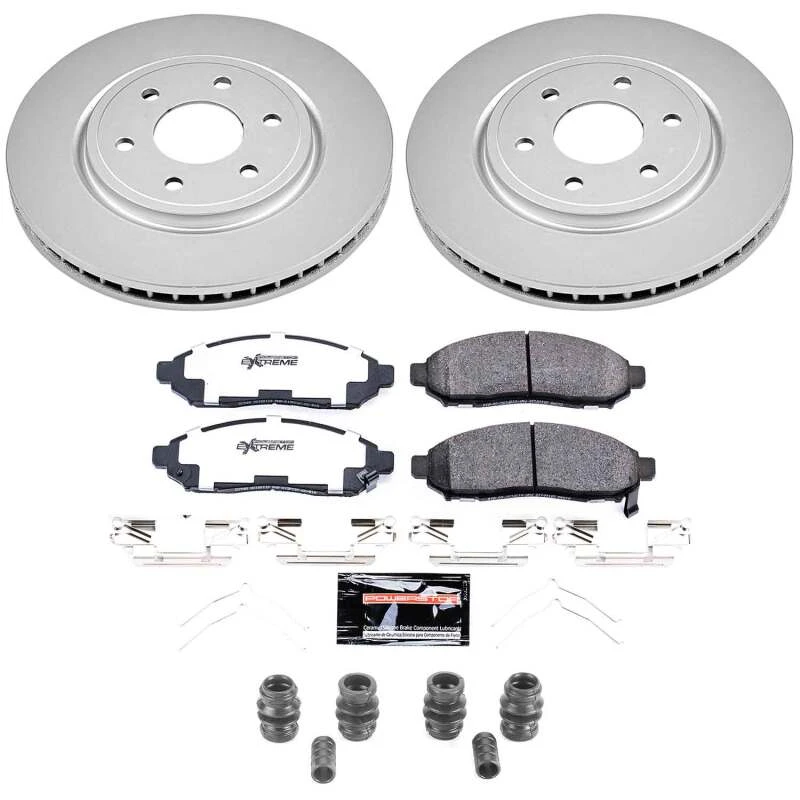 Power Stop 16-26 Nissan Frontier Front Z36 Coated Truck & Tow Brake Kit