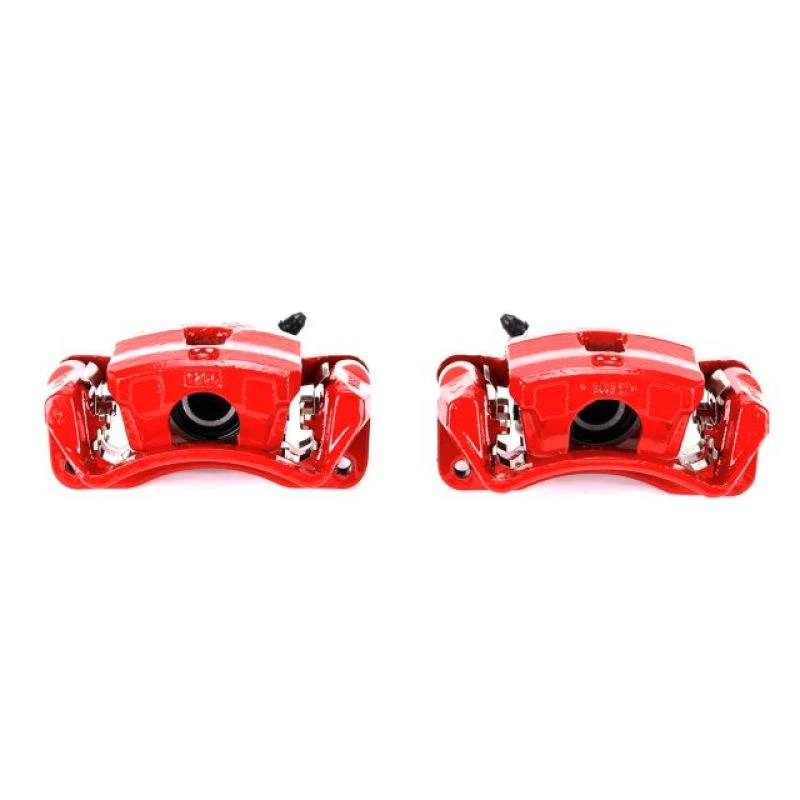 Power Stop Rear Red Calipers w/Brackets - Pair for 06-12 Mitsubishi Eclipse
