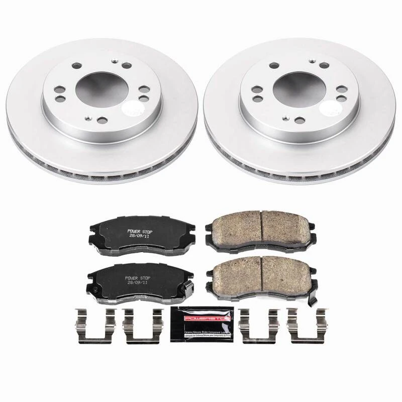 Power Stop 95-05 Chrysler Sebring Front Z23 Coated Brake Kit