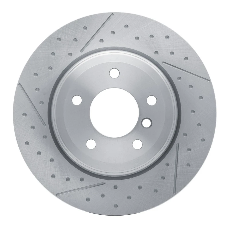 DFC 06-13 BMW 328i Rear Brake Rotor - Dimpled and Slotted
