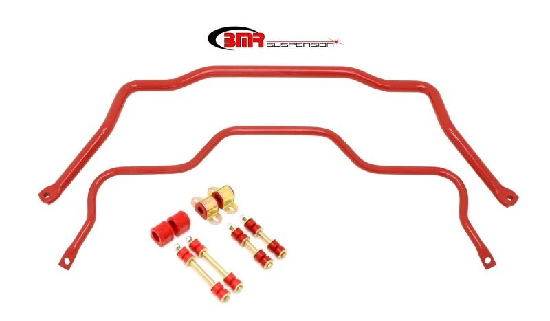 BMR 82-82 3. Gen F-Body Vorder- und Hinter-Stabilisator-Kit mit Bushings - Rot