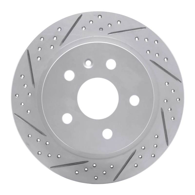 DFC 11-16 Buick Lacrosse Rear Left Drilled & Slotted Geoperformance Rotor