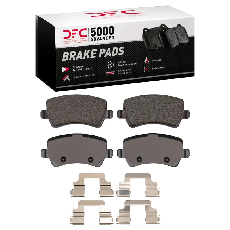 DFC 16-18 Volvo V60/S60 Rear 5000 Advanced Low Metallic Brake Pads and Hardware Kit