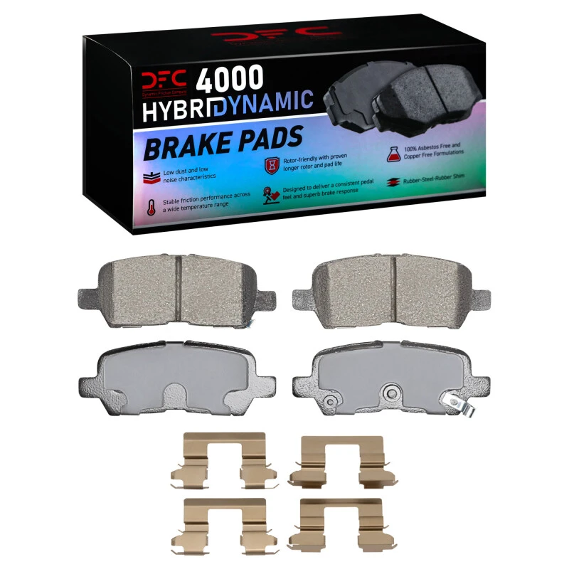 DFC 04-16 Buick Allure Rear 4000 HybriDynamic Brake Pads and Hardware Kit