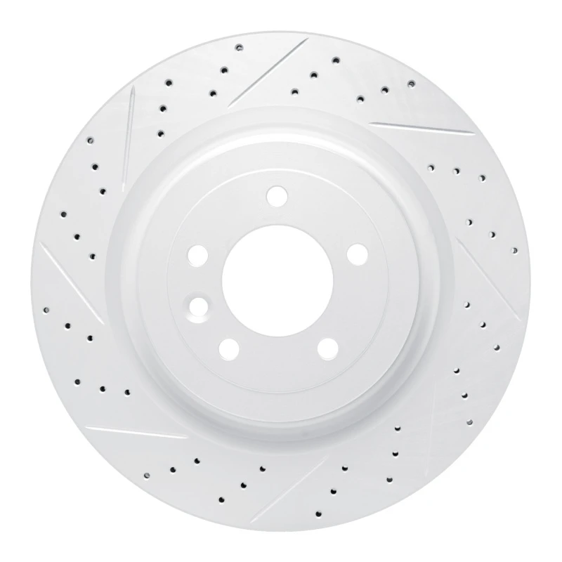 DFC 13-25 Land Rover Defender 110 Rear Left Drilled & Slotted Geoperformance Rotor