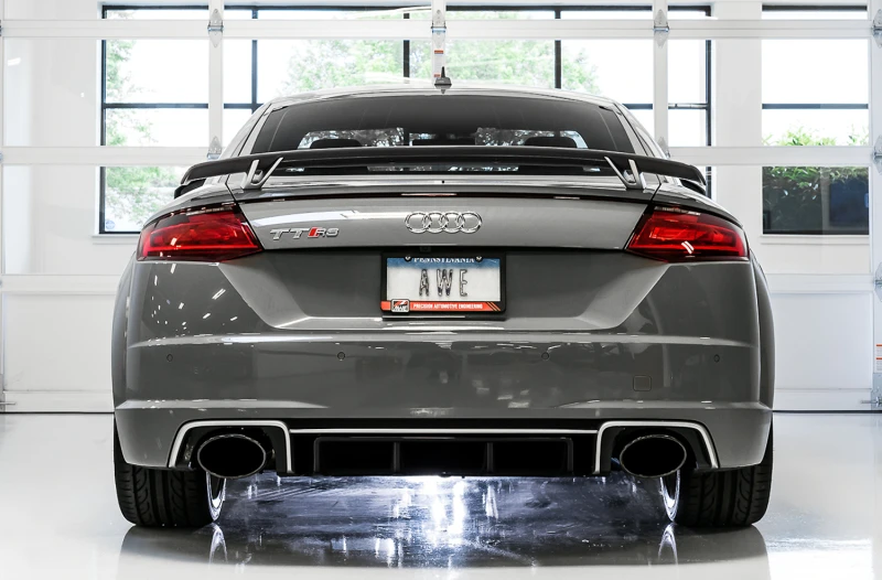 AWE Tuning 18-19 Audi TT RS 8S/RK3 2,5L Turbo Track Edition Auspuff - Diamant Schwarz RS-Stil Spitzen