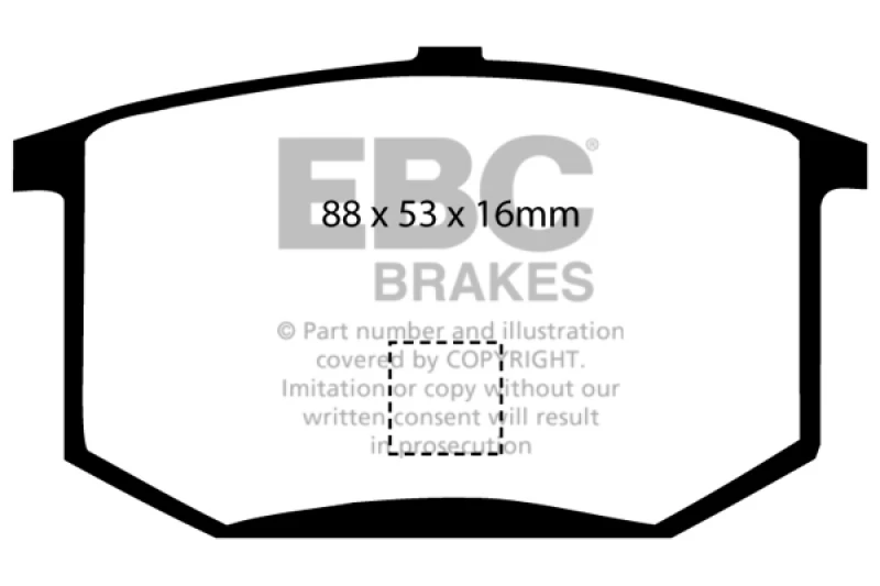 ebc_DP2298-67931fee586ff EBC 75-80 Lotus Esprit 2.0 Redstuff Rear Brake Pads