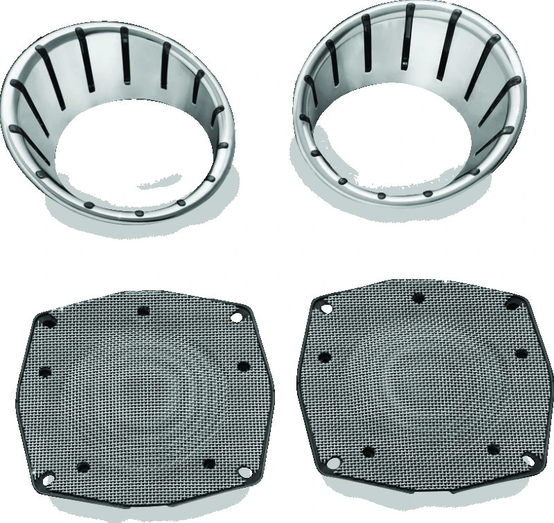 Kuryakyn LED Speaker Bezels für 1996–2013 Touring Modelle Chrome