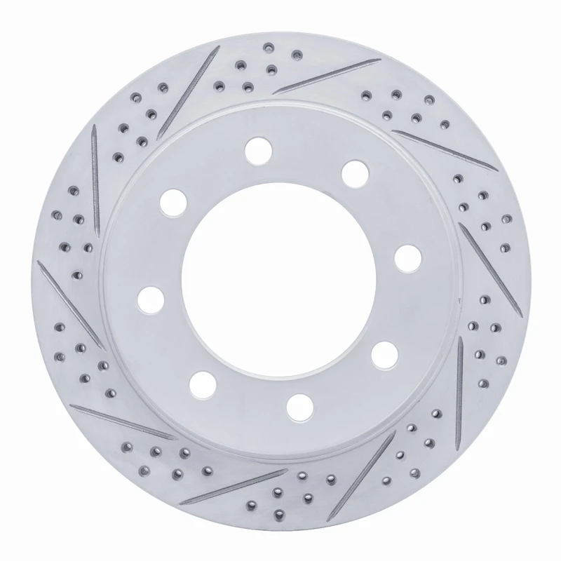 DFC 03-08 Dodge Ram 4000 (Mexico) Rear Left Drilled & Slotted Geoperformance Rotor