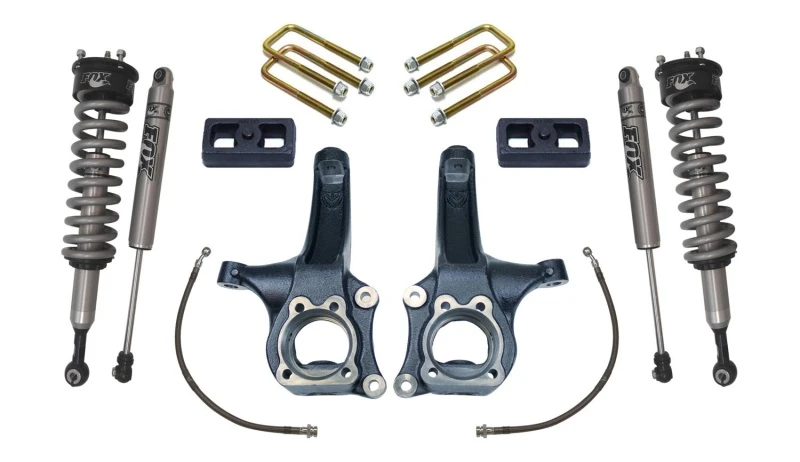 MaxTrac 6,5 Zoll/3 Zoll MaxPro Elite Spindle Lift Kit mit FOX Stoßdämpfern