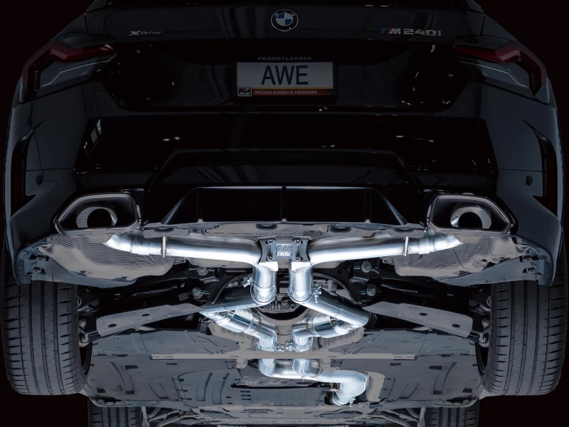 AWE Tuning 22-26 BMW M240i (G42) Track Edition Exhaust - OE Tips