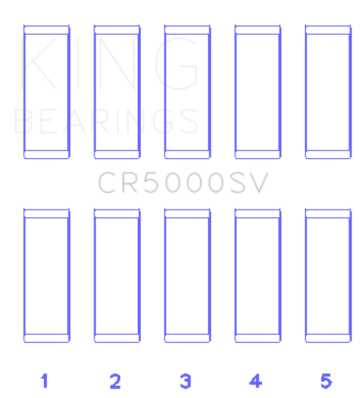 King Engine Bearings Audi Cepa/Cepb (Size +0.75mm) Connecting Rod Bearing Set
