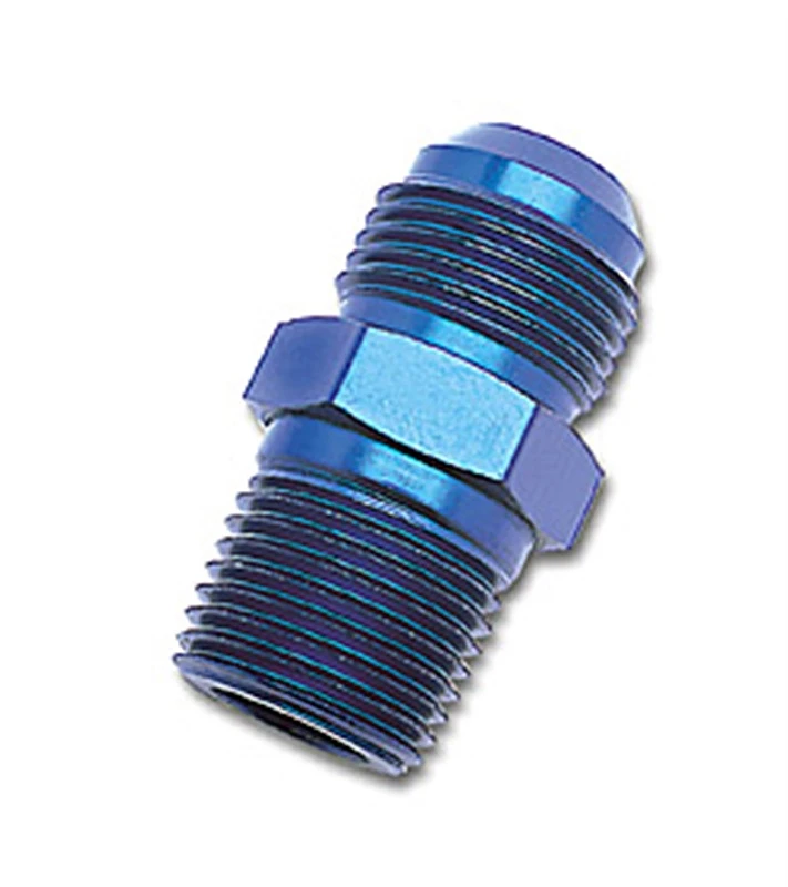 Russell Performance -6 AN auf 3/8 Zoll NPT Gerader Flare auf Rohr (Blau)