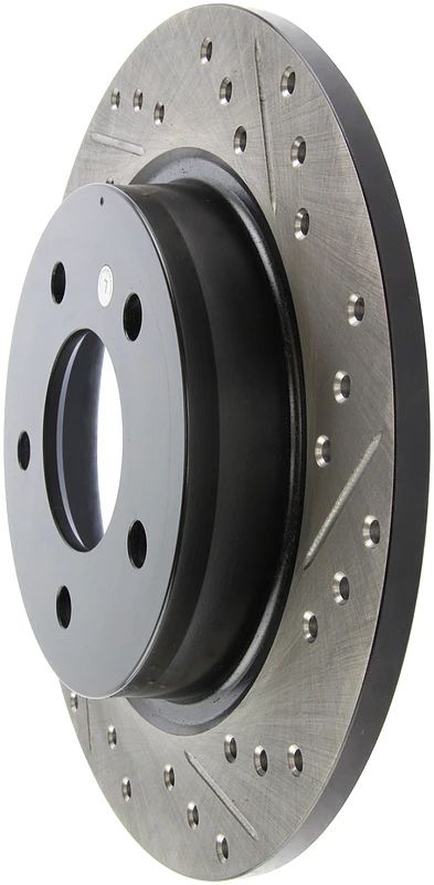 stoptech_127.45067L-67950608acc42 StopTech 04-10 Mazda3 Slotted & Drilled Left Rear Rotor