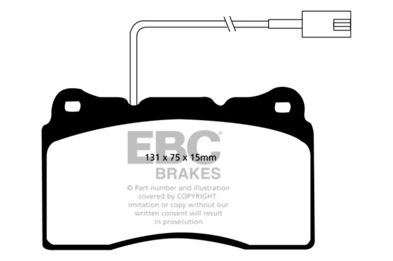 ebc_DP41540R-679320d63c22c EBC 2014-2016 Maserati Ghibli 3.0L Twin Turbo (330) Yellowstuff Front Brake Pads