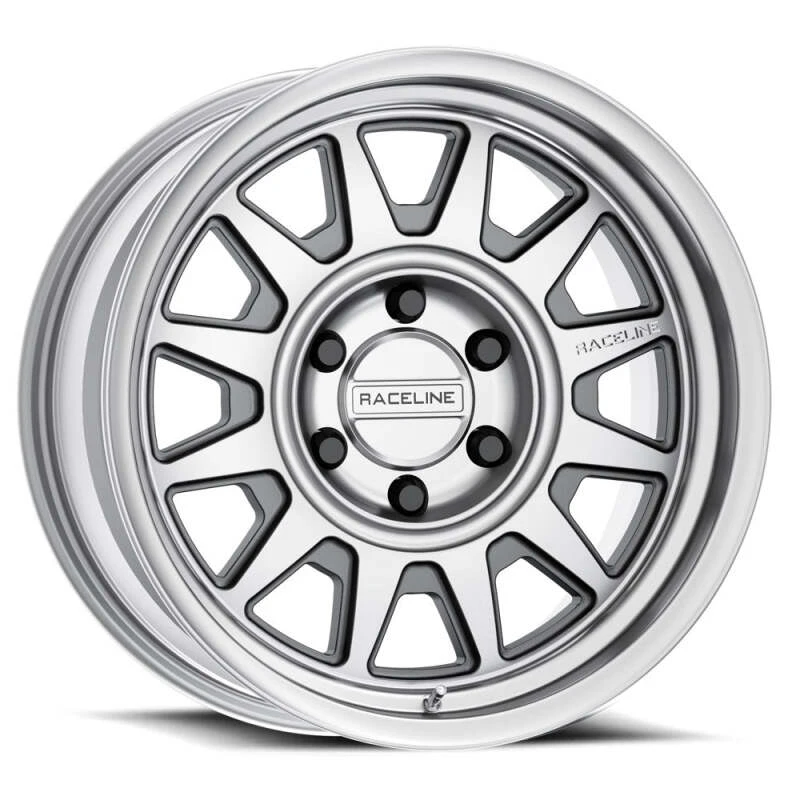 Raceline 952MC Aero 17x9in / 5x139.7 BP / -12mm Offset / 106.5mm Bore - Machined Wheel