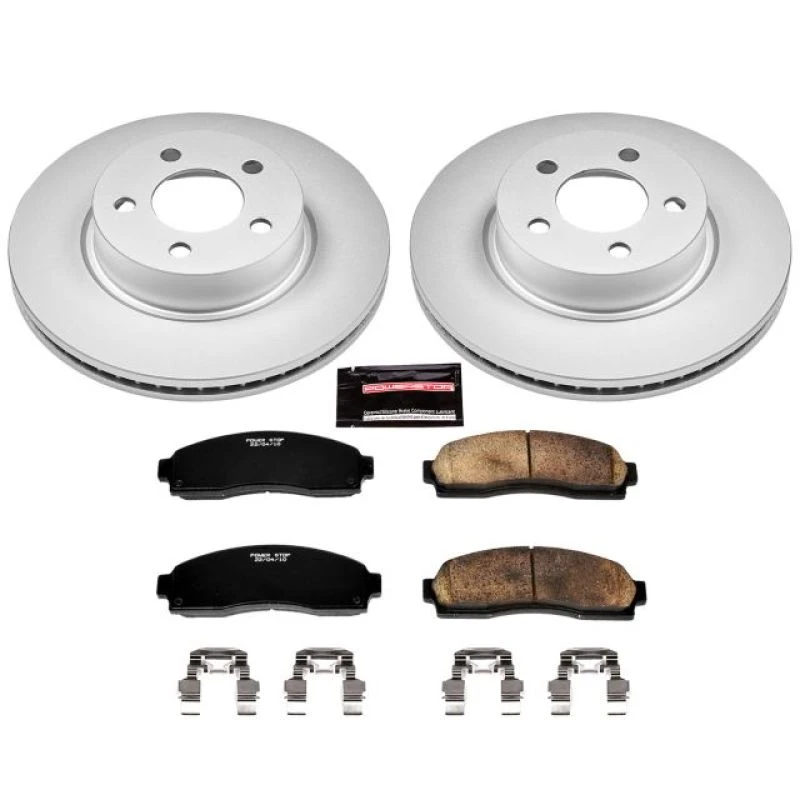 powerstop_CRK1923-6794528b00d7c Power Stop 01-03 Ford Explorer Sport Front Z17 Evolution Geomet Coated Brake Kit