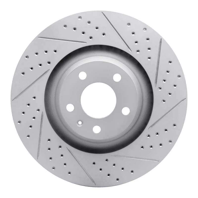 DFC 05-11 Audi A6 Quattro Front Right Drilled & Slotted Geoperformance Rotor