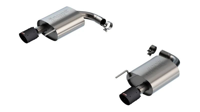 Borla S-Type Axle Back Exhaust w/ Carbon Fiber Tips für 2024-2025 Ford Mustang Eco Boost 2.3L